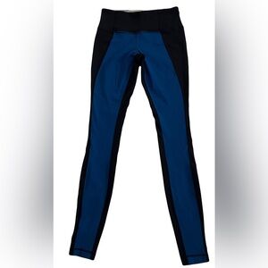 Lululemon Blue and Black leggings size 4